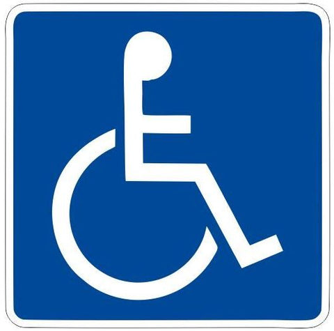 Handicap Parking Sticker Decal R7190 Highway Sign Road Sign