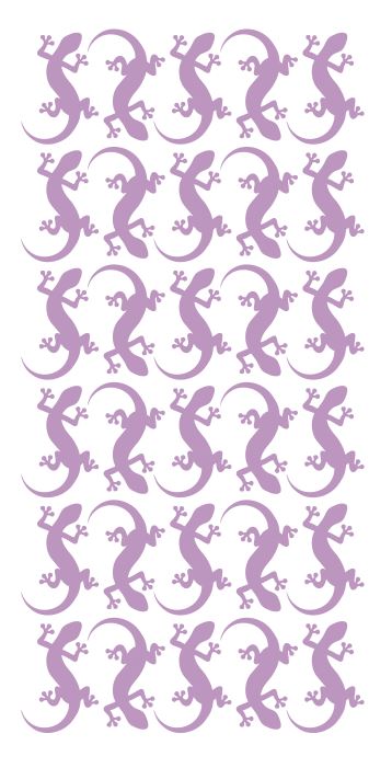 Lizard Stickers Sticker 1-1/4" DC35-042 Lilac