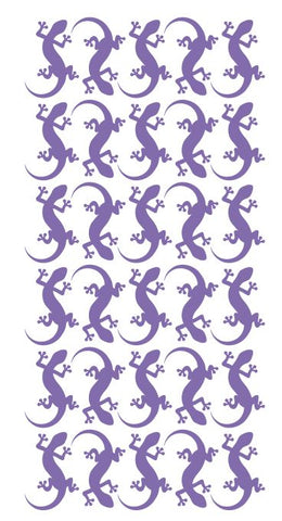 Lizard Stickers Sticker 1-1/4" DC35-043 Lavander