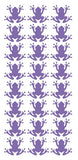 Frog Stickers Sticker Vinyl 1.20" DC34-043 Lavender