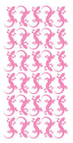Lizard Stickers Sticker 1-1/4" DC35-045 Pink