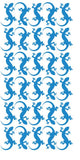 Lizard Stickers Sticker 1-1/4" DC35-053 Medium Blue