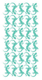 Lizard Stickers Sticker 1-1/4" DC35-055 Mint Green
