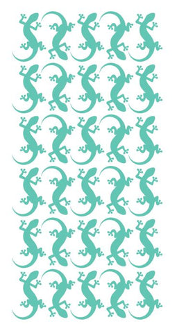 Lizard Stickers Sticker 1-1/4" DC35-055 Mint Green