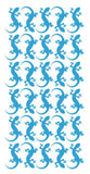 Lizard Stickers Sticker 1-1/4" DC35-056 Light Blue