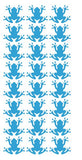 Frog Stickers Sticker Vinyl 1.20" DC34-056 Light Blue