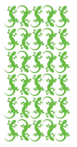 Lizard Stickers Sticker 1-1/4" DC35-063 Lime Green