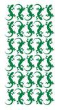 Lizard Stickers Sticker 1-1/4" DC35-068 Green