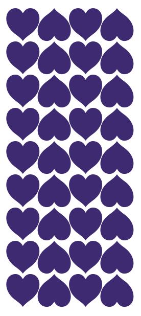 Purple Heart Stickers 1" DC20-404