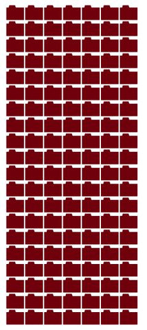 Burgundy Folder Shaped Stickers 1/2" DC02-.05-312
