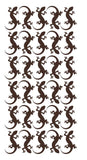 Lizard Stickers Sticker 1-1/4" DC35-080 Brown