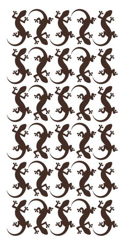 Lizard Stickers Sticker 1-1/4" DC35-080 Brown