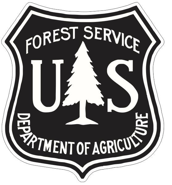 Copy of Forest Service Dept of Agriculture Sticker Decal M745