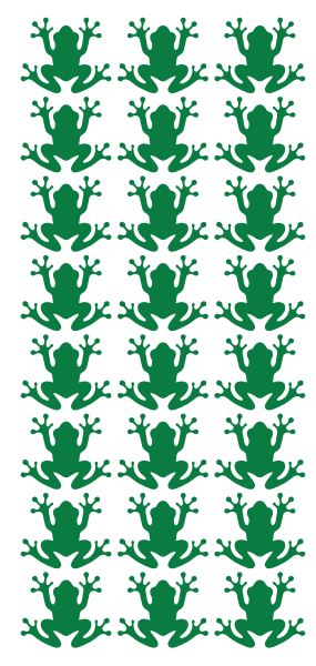 Frog Stickers Sticker Vinyl 1.20" DC34-068