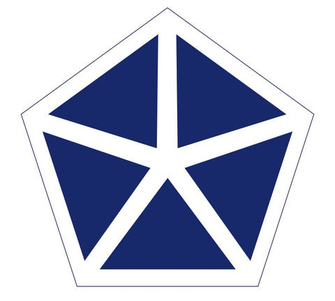 5th Fifth Corps V Military Sticker Decal M931
