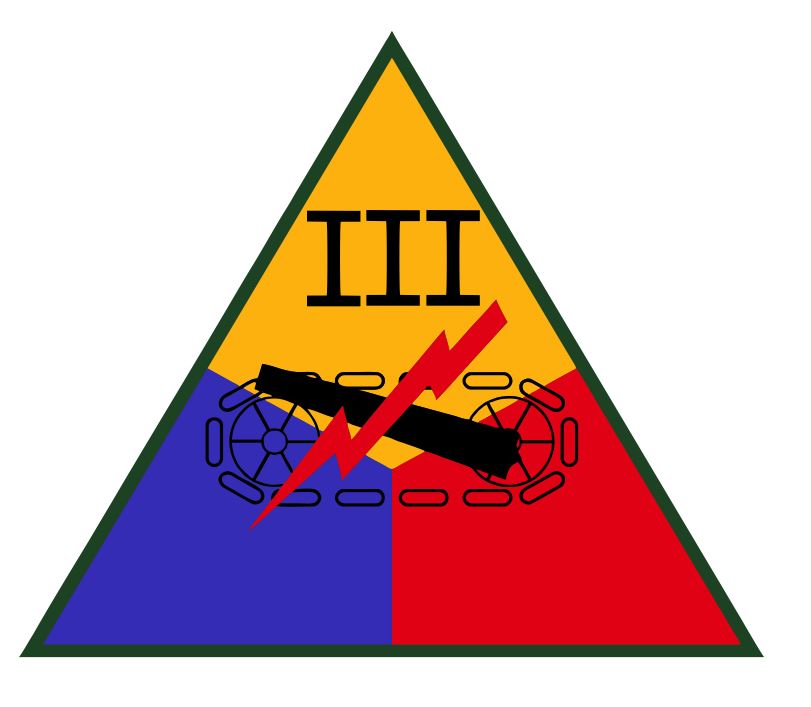 3rd Armored Corps Military Sticker Decal M939