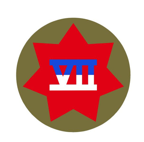 7th VII Corps Military Sticker Decal M920