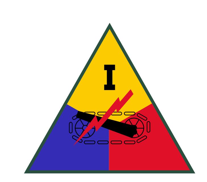 1st Armored Corps Military Sticker Decal M938