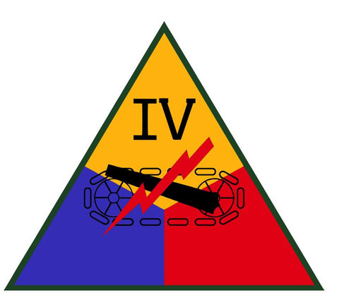 4th Armored Corps Military Sticker Decal M940