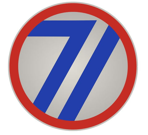 71st Infantry Division Military Sticker Decal M947