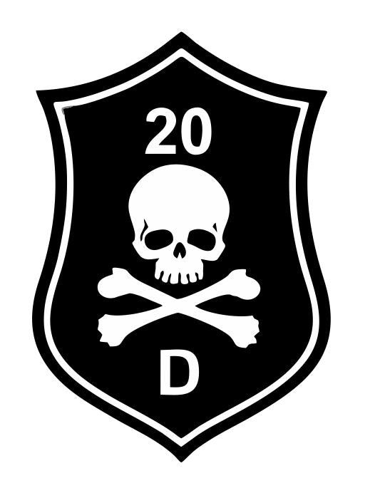 20th Infantry Division Military Sticker Decal M953