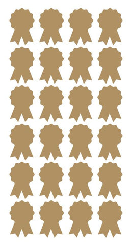 Gold Award Ribbon Stickers 1-1/4" DC05-091
