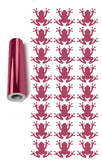 Frog Stickers Sticker Vinyl 1.20" DC34 Chrome Pink