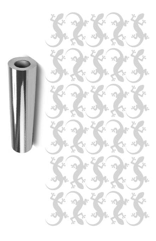 Lizard Stickers Sticker 1-1/4" DC35 Chrome Silver