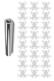 Frog Stickers Sticker Vinyl 1.20" DC34 Chrome Silver