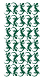 Lizard Stickers Sticker 1-1/4" DC35-613 Dark Green