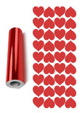 Golden Yellow Heart Stickers 1" DC20-019