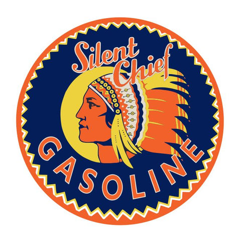 Silent Chief Gasoline Sticker Stickers Decal R8399