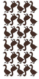 Duck Stickers Sticker Vynil 1-1/4" DC43-080 Brown