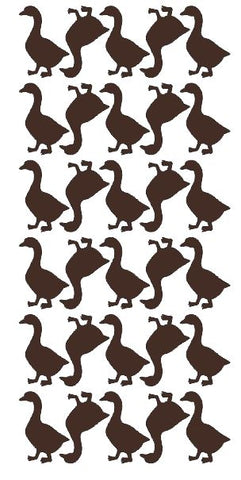 Duck Stickers Sticker Vynil 1-1/4" DC43-080 Brown