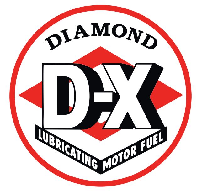 Diamond DX Lubricanting Motor Fuel Sticker Stickers Decal R8430
