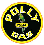 Polly Gas Gasoline Sticker Stickers Decal R8434