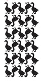 Duck Stickers Sticker Vynil 1-1/4" DC43-070 Black