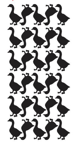 Duck Stickers Sticker Vynil 1-1/4" DC43-070 Black