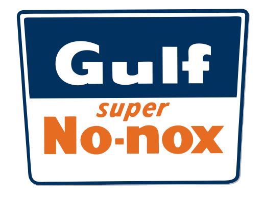 Gulf Super No-nox Sticker Stickers Decal R8428