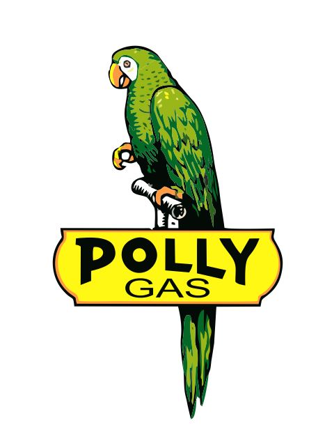 Polly Gas Sticker Stickers Decal R8402
