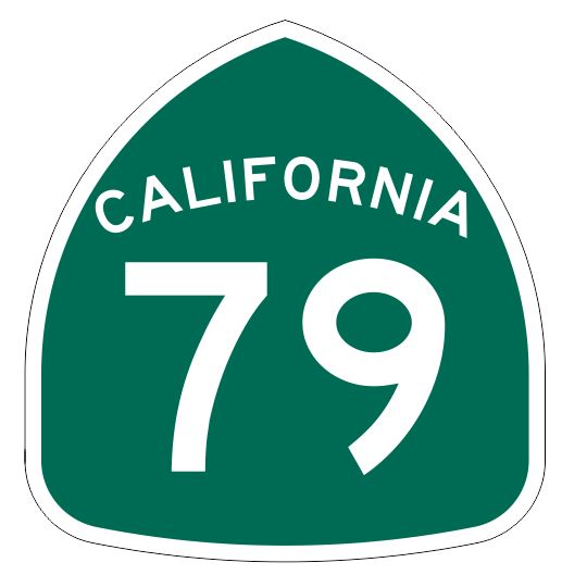 California State Route 79 Sticker Decal R7188 Highway Sign