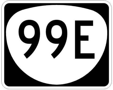 Oregon Route 99E Sticker Decal R7187 Highway Sign Road Sign