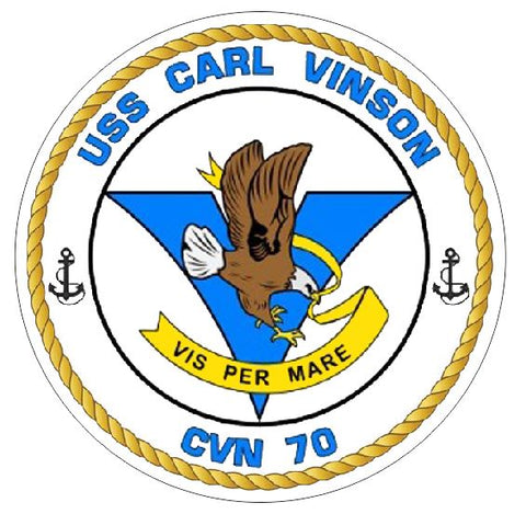 USS Carl Vinson Sticker Decal M746