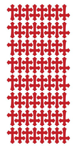 Red Cross Stickers 1" DC24-032