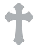 Silver Cross Stickers 1" DC24-090