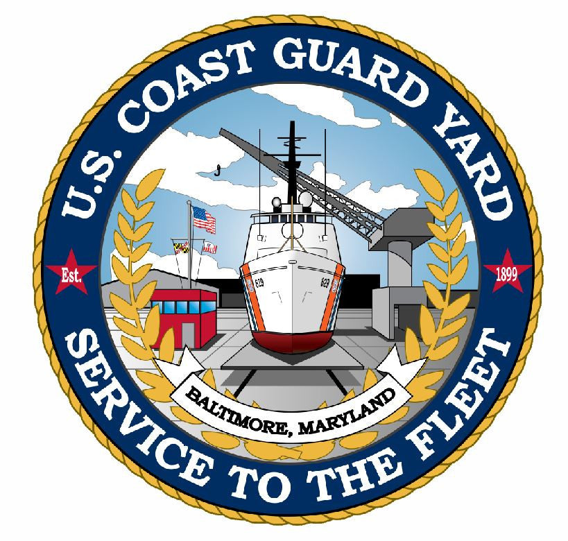 US Coast Guard Yard Sticker M703 YOU CHOOSE SIZE