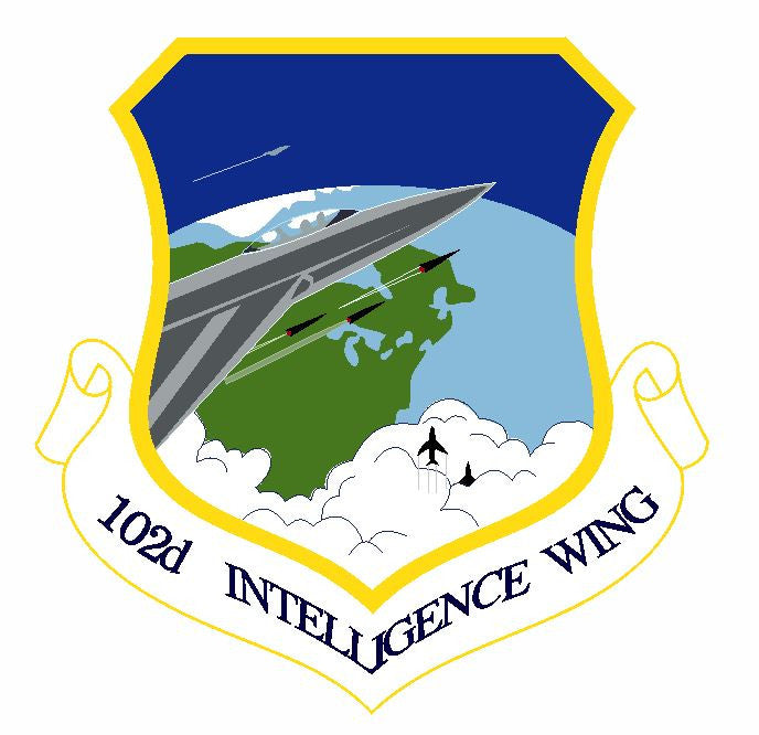 US Air Force 102nd Intelligence Wing Sticker M681 YOU CHOOSE SIZE