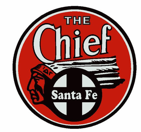 Santa Fe Railroad Sticker R2783 The Chief