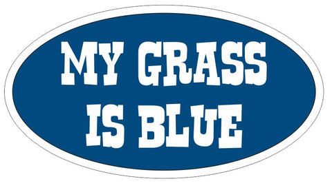 Bluegrass Sticker Oval Bumper Sticker or Helmet Sticker D3818 Country Music