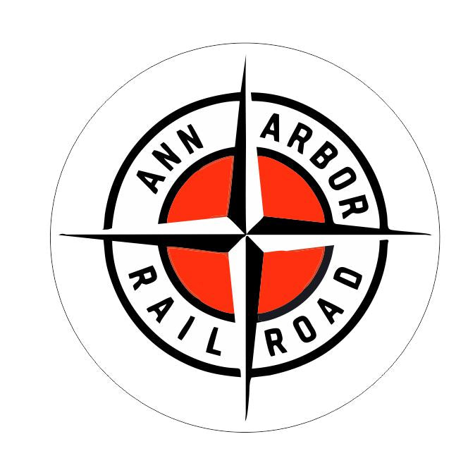 Ann Arbor Railroad Sticker Decal R7012 Railway Train Sign